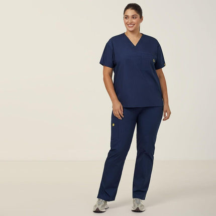 NNT Unisex Wonderwink 2 Pack Origins Pocket V Neck Scrub Top Alpha CATRE4-KarWorkwear