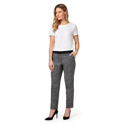 NNT Women Slim line Pant Slim Fit Stretch Comfort Doby Textured Tweed CAT3SF-KarWorkwear