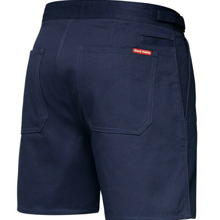 Hard Yakka Drill Short Side Tab Shorts Cotton Work Tough Trade Comfy Y05340-KarWorkwear