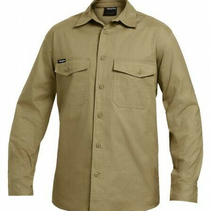 KingGee Mens Workcool 2 Shirt Long Sleeve Lightweight Breathable Workwear K14820-KarWorkwear
