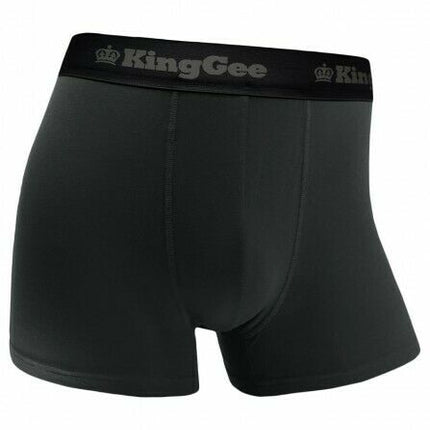 KingGee Mens Bamboo Work Trunk 3 Pack Superior Jocks Comfort Breathable K19005-KarWorkwear