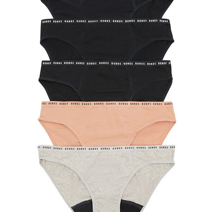 Bonds Womens Blody Comfy Period Bikini Moderate Odour Free Undies 10 Pack WR4DA-KarWorkwear
