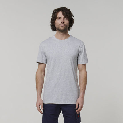 Hard Yakka Mens Cotton Breathable Crew Neck Short Sleeve Core Tee Y19251-KarWorkwear