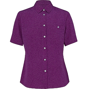 NNT Mens Silvi Spot Print S/S Shirt Classic Fit Collared Business Wear CATU7H-KarWorkwear