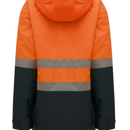 Hard Yakka Core Bomber Jacket Hi-Vis Taped Quilted Waterproof Y06685-KarWorkwear