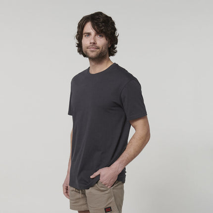 Hard Yakka Mens Cotton Breathable Crew Neck Short Sleeve Core Tee Y19251-KarWorkwear