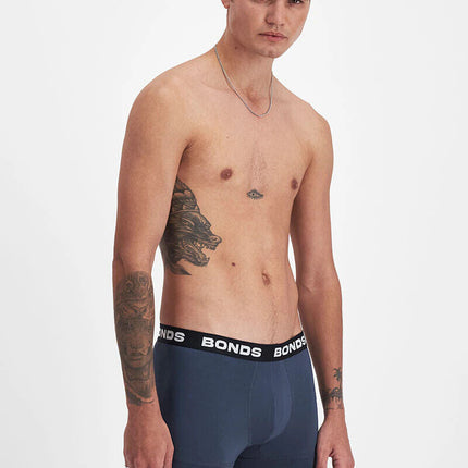 Bonds Mens Total Package Trunk Soft and Breathable Viscose Bamboo 3 Pack MWK83A-KarWorkwear