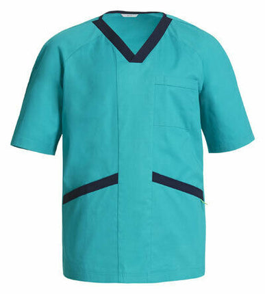 NNT V-Neck Contrast Scrub Top Unisex Nurse Work Comfortable Uniform CATJ2Q-KarWorkwear
