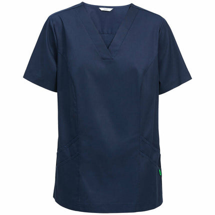 NNT Womens Nightingale V-Neck Classic Nurse Scrub Top Hip Pocket Workwear CATU5F-KarWorkwear