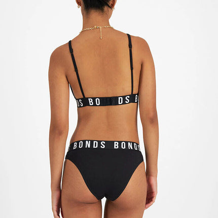 Bonds Womens Icons Super Logo Bikini Cotton Comfy Hi Leg Cut Undies 6 Pack WR4L-KarWorkwear