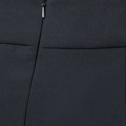 NNT Womens Business Stretch Wool Blend Panel Pencil Skirt Wool Blend  CAT2MG-KarWorkwear