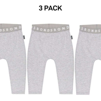 Bonds Baby Stretchies Legging Versatile Strong Elastic Waistband 3 Pack BXUGA-KarWorkwear