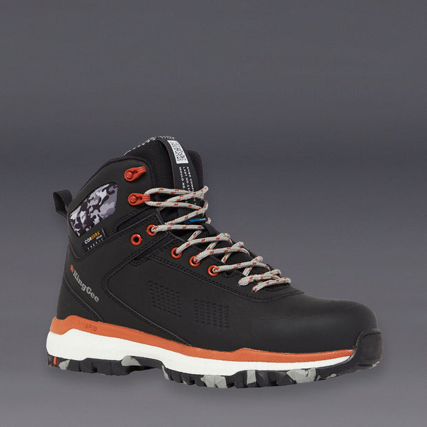 KingGee Mens Terra Firma Hybrid Safety Microfiber Work Boots Light Weight K27951-KarWorkwear