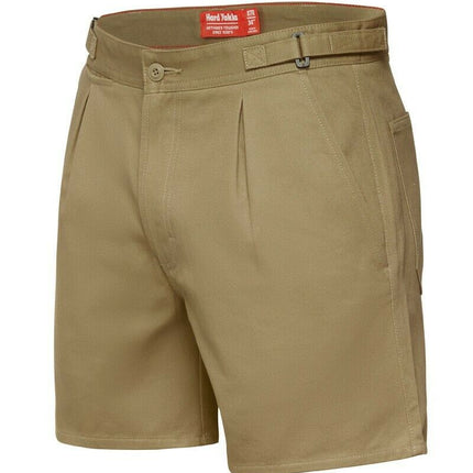 Hard Yakka Drill Short Side Tab Shorts Cotton Work Tough Trade Comfy Y05340-KarWorkwear