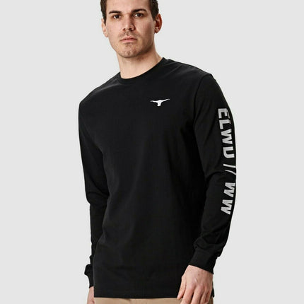 Elwood Mens Workwear Work Long Sleeve Tee Casual Comfort T Shirts EWD831-KarWorkwear
