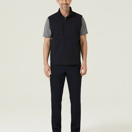 Mens NNT Warm Bonded Fleece Sleeveless Zip Vest Black Navy Business Smart CATF2H-KarWorkwear