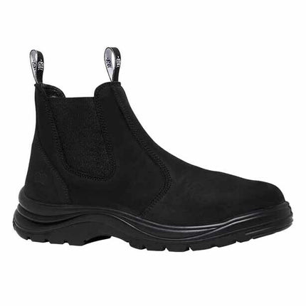 KingGee Mens Station NS Water Resistant Work Boots Leather Memory Foam K22600-KarWorkwear