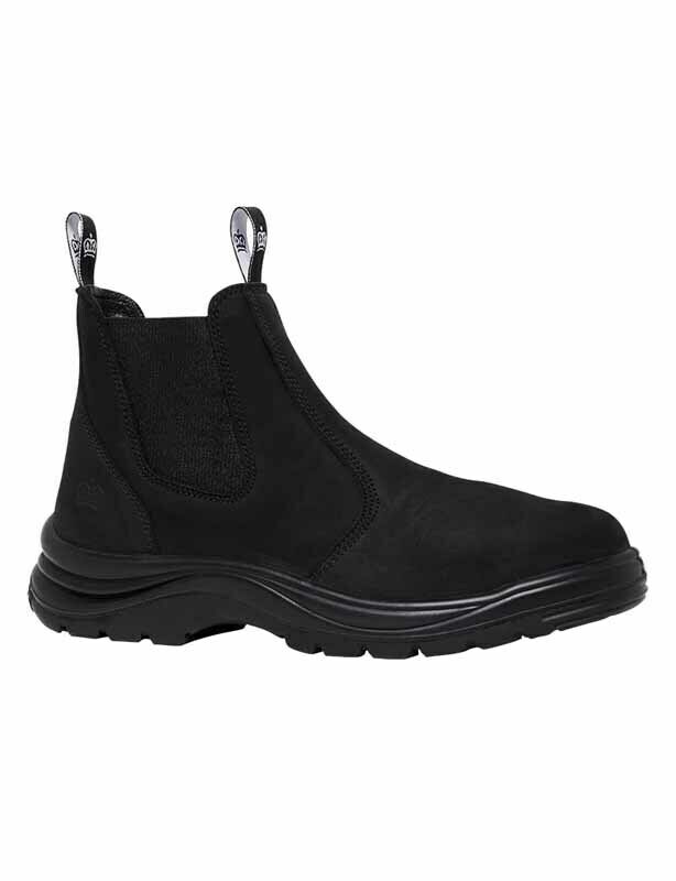 KingGee Mens Station NS Water Resistant Work Boots Leather Memory Foam K22600-KarWorkwear