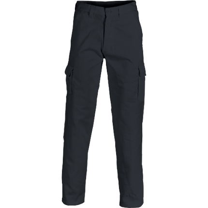 DNC Workwear Mens Cotton Drill Cargo Pants Comfortable Tough Pant Work 3312-KarWorkwear