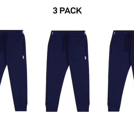 Bonds Baby Fleece Trackie Roomy Drop Crotch Styling & Tapered Legs 3 Pack KVRJA-KarWorkwear