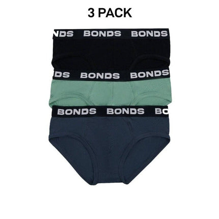 Bonds Mens Total Package Brief Moisture Wicks & Anti Chafe Panel 3 Pack MWF73A-KarWorkwear