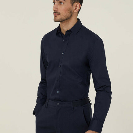 NNT Mens Business Long Sleeve Shirt Avignon Regular Fit Formal Shirts CATJDG-KarWorkwear