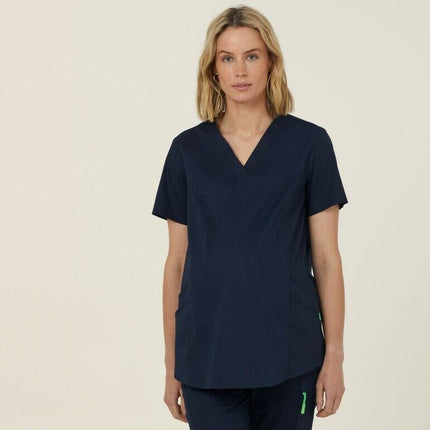 NNT Uniform Womens Next Gen Anti Bacterial Maternity Scrub Top V Neck CATULJ-KarWorkwear