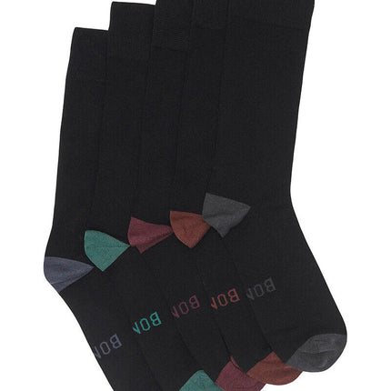 Bonds Mens Bamboo Crew Socks Fine Seams Comfy Toes & Ankle Support 3 Pack SZFQ5W-KarWorkwear