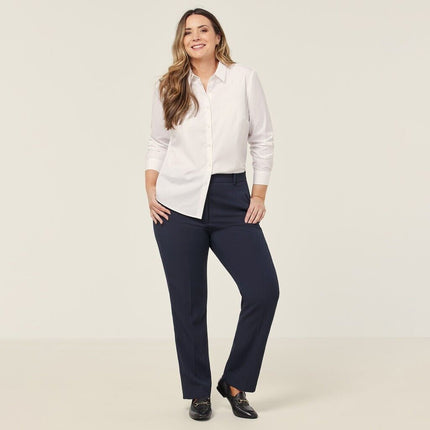 NNT Womens Cotton Soft Comfy Regular Fit Button Long Sleeve Polo Shirt CATUSY-KarWorkwear