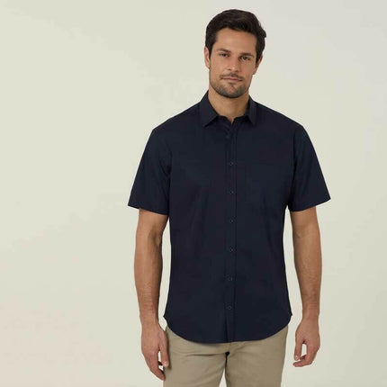 NNT Mens Avignon Short Sleeve Business Shirt Comfort Lightweight Casual CATJDN-KarWorkwear