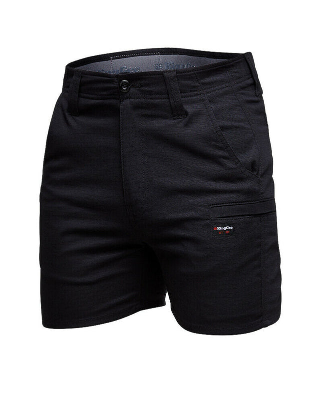 KingGee Mens Workcool Pro Short Shorts Comfort Waistband Stretch Ripstop K17008-KarWorkwear