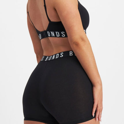 Bonds Womens Icons Super Logo Short Comfy Extra Coverage Mid-Length 3 Pack WR4V-KarWorkwear