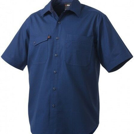 Mens KingGee Short Sleeve WorkCool 2 Cotton T-Shirt Top Tee Button Shirt K14825-KarWorkwear