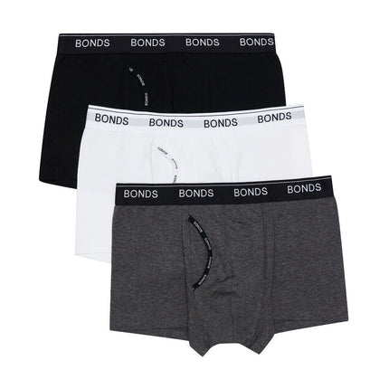 Bonds Mens Guyfront Trunk Stretchy Cotton Seam free Sides Elastic 12 Pack MZ963A-KarWorkwear