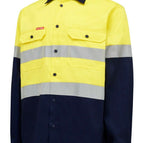S / Yellow & Navy