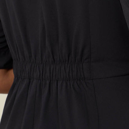 NNT Womens Avignon Shirt Dress Fit Flare Collared Elbow Length Cotton CAT69K-KarWorkwear