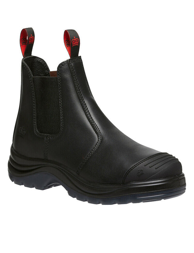 KingGee Mens Tradie Elastic Pull-Up Steel Toe Work Boots Memory Foam K25250-KarWorkwear