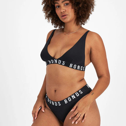 Bonds Womens Icons Super Logo Bikini Cotton Comfy Hi Leg Cut Undies 6 Pack WR4L-KarWorkwear