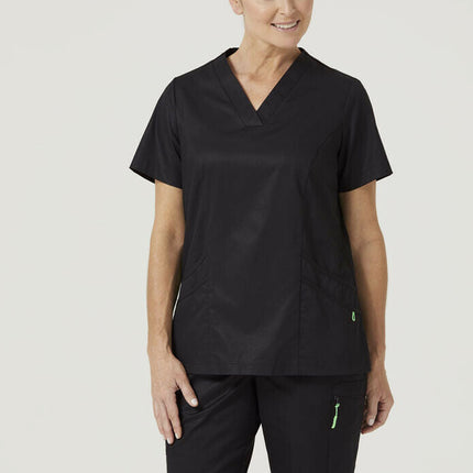 NNT Womens Nightingale V-Neck Classic Nurse Scrub Top Hip Pocket Workwear CATU5F-KarWorkwear