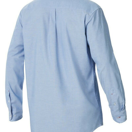 Hard Yakka Foundations Chambray Long Sleeve Work Office Collar Shirt Y07338-KarWorkwear