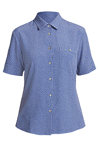 NNT Mens Silvi Spot Print S/S Shirt Classic Fit Collared Business Wear CATU7H-KarWorkwear
