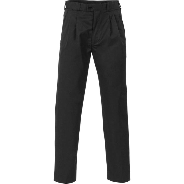 DNC Workwear Mens Mens P/V Pleat Front Pants Comfortable Work Comfort 4502-KarWorkwear