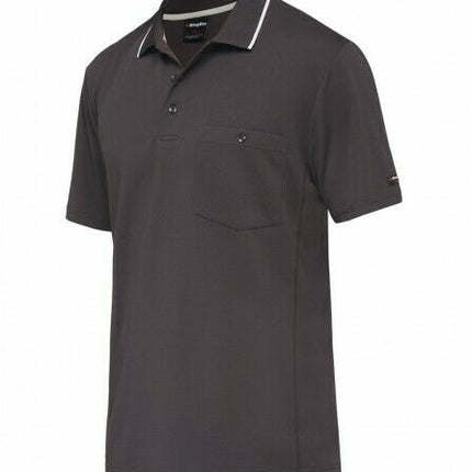 KingGee Mens Workcool Hyperfreeze Polo Short Sleeve Shirt Workwear Comfy K54209-KarWorkwear