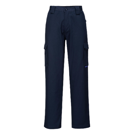 Portwest Flame Resistant Cargo Pants 100% Cotton Cargo Pant Comfortable MW700-KarWorkwear