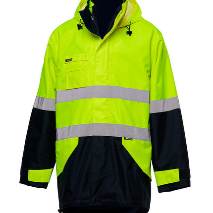 KingGee Hi Vis Reflective Insulated Jacket Construction Waterproof K55010-KarWorkwear