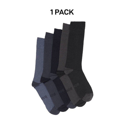 Bonds Mens Bamboo Crew Socks Fine Seams for Comfy Toes & Ankle Support SZFQ5W-KarWorkwear