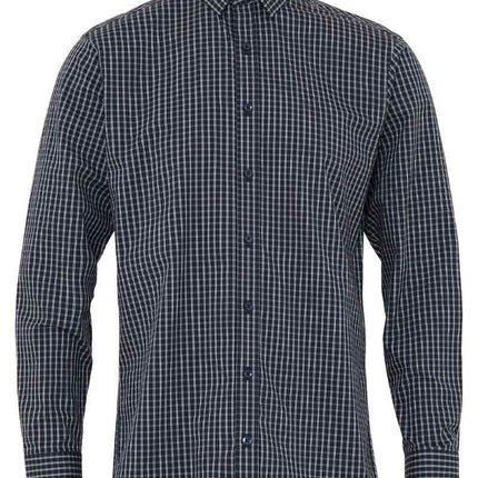 NNT Mens Business Long Sleeve Check Shirt Avignon Formal Shirts Comfort CATJDE-KarWorkwear