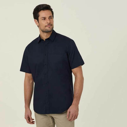 NNT Mens Avignon Short Sleeve Business Shirt Comfort Lightweight Casual CATJDN-KarWorkwear