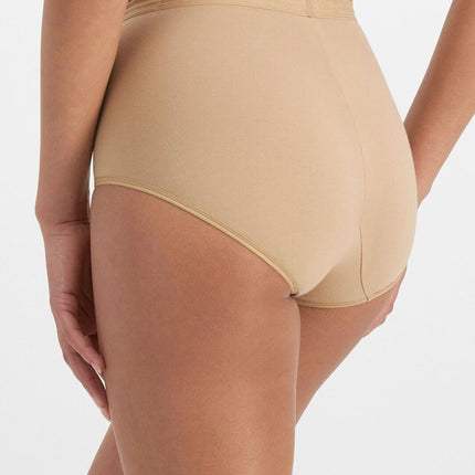 Bonds Womens Shapers Control Full Brief Power Mesh Stomach Panel 6 Pack W0M74Y-KarWorkwear