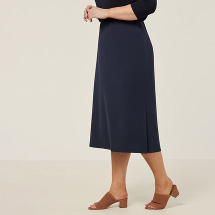 NNT Womens Crepe Stretch Comfy Lightweight Midi Lenght A-Line Skirt CAT2RV-KarWorkwear